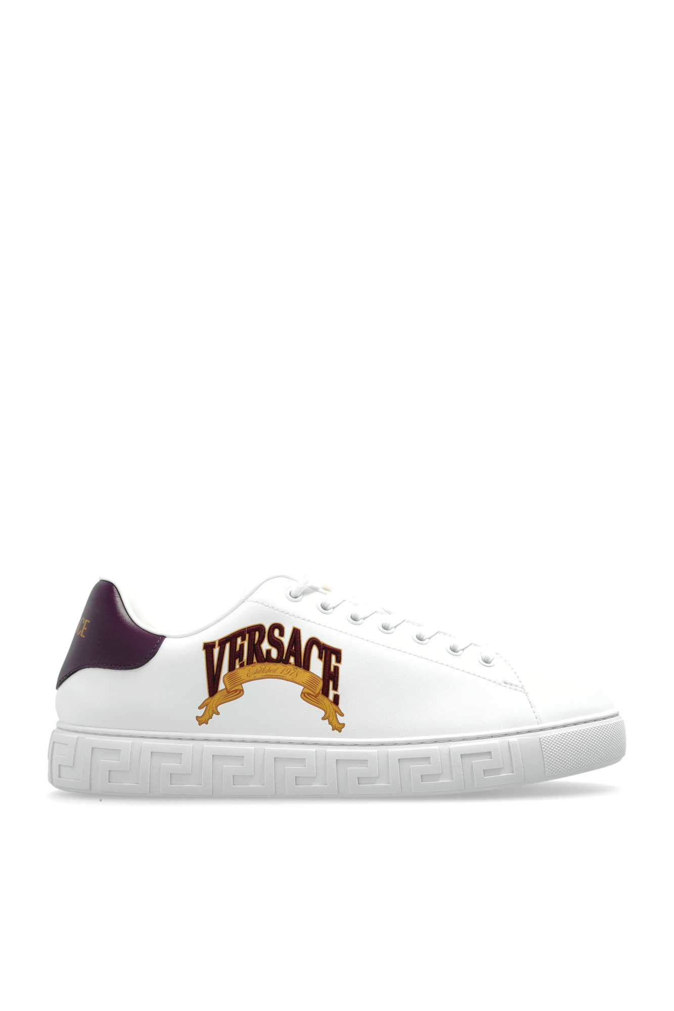 White Sports shoes with embroidered logo Versace - Vitkac Canada